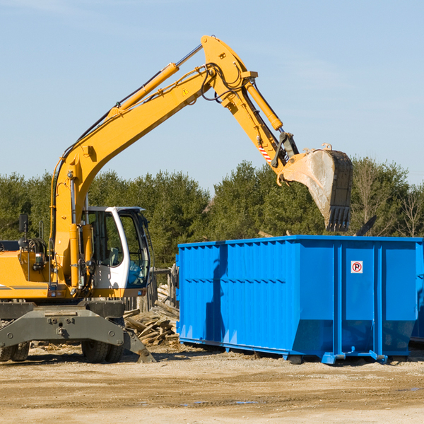 what happens if the residential dumpster is damaged or stolen during rental in Hume New York